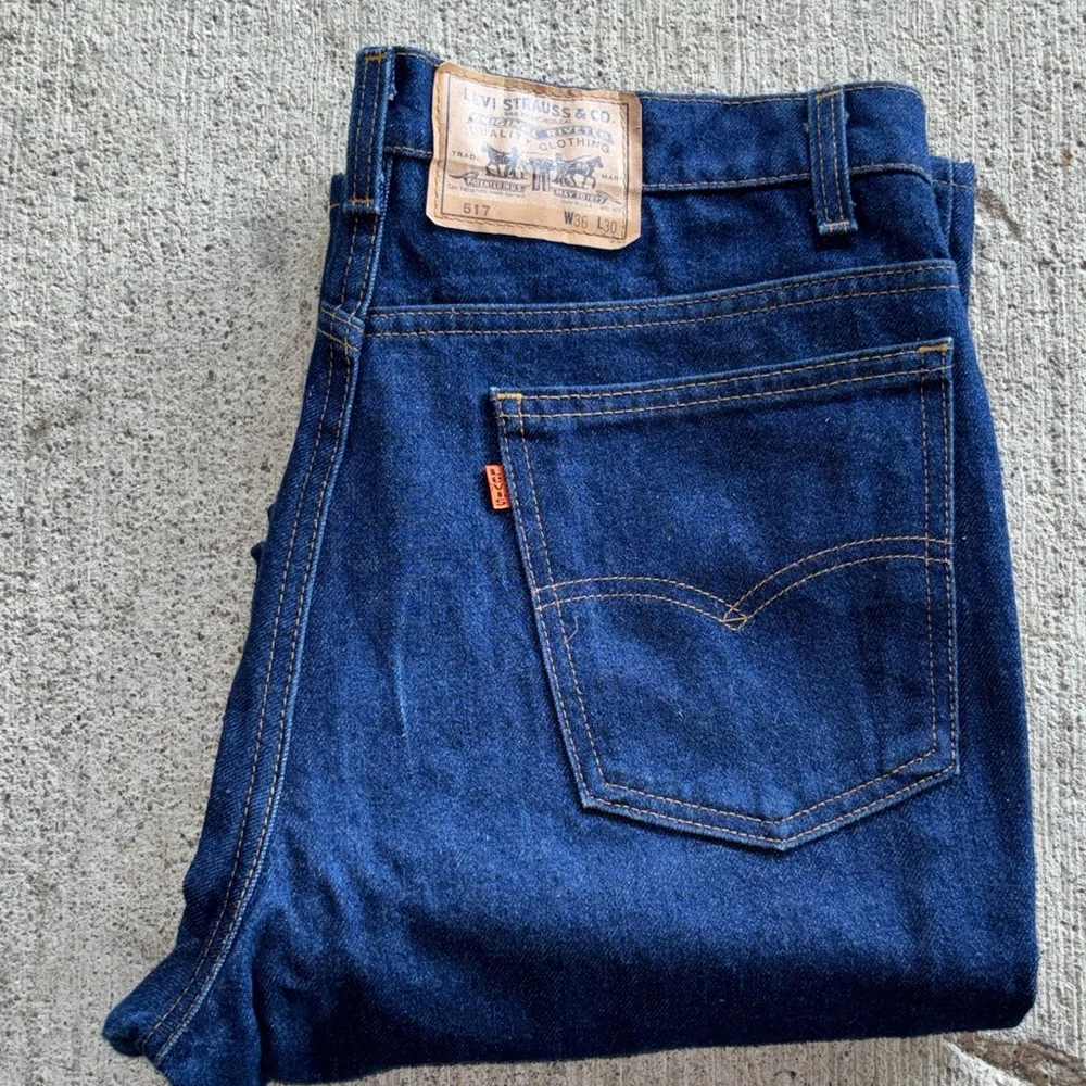 Vintage USA Levi’s 517 Jeans Men’s Size 36x30 - Picture 1 of 7